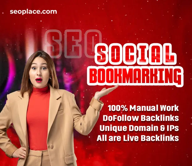 Create 50 High-DA Social Bookmarking Backlinks for your business improvement.